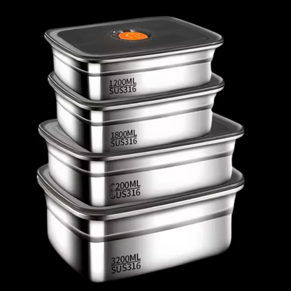 Stainless Steel Container Set (4 PACK)